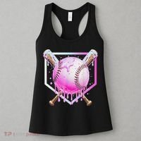 Baseball Ice Cream Home Plate Baseball Lover Women's Tank Top thumb 3