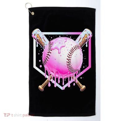Baseball Ice Cream Home Plate Baseball Lover Golf Towel