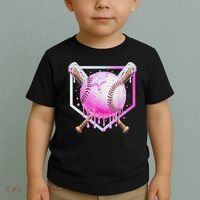 Baseball Ice Cream Home Plate Baseball Lover Toddler T-Shirt thumb 2