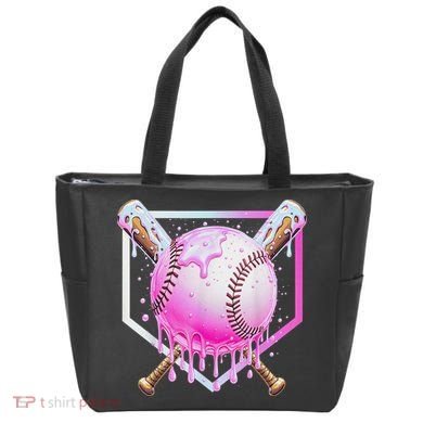 Baseball Ice Cream Home Plate Baseball Lover Tote Bag