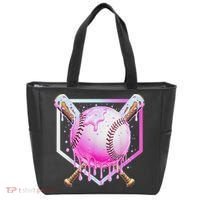 Baseball Ice Cream Home Plate Baseball Lover Tote Bag thumb 0