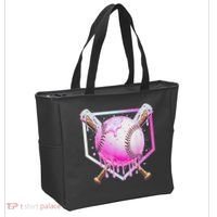 Baseball Ice Cream Home Plate Baseball Lover Tote Bag thumb 2