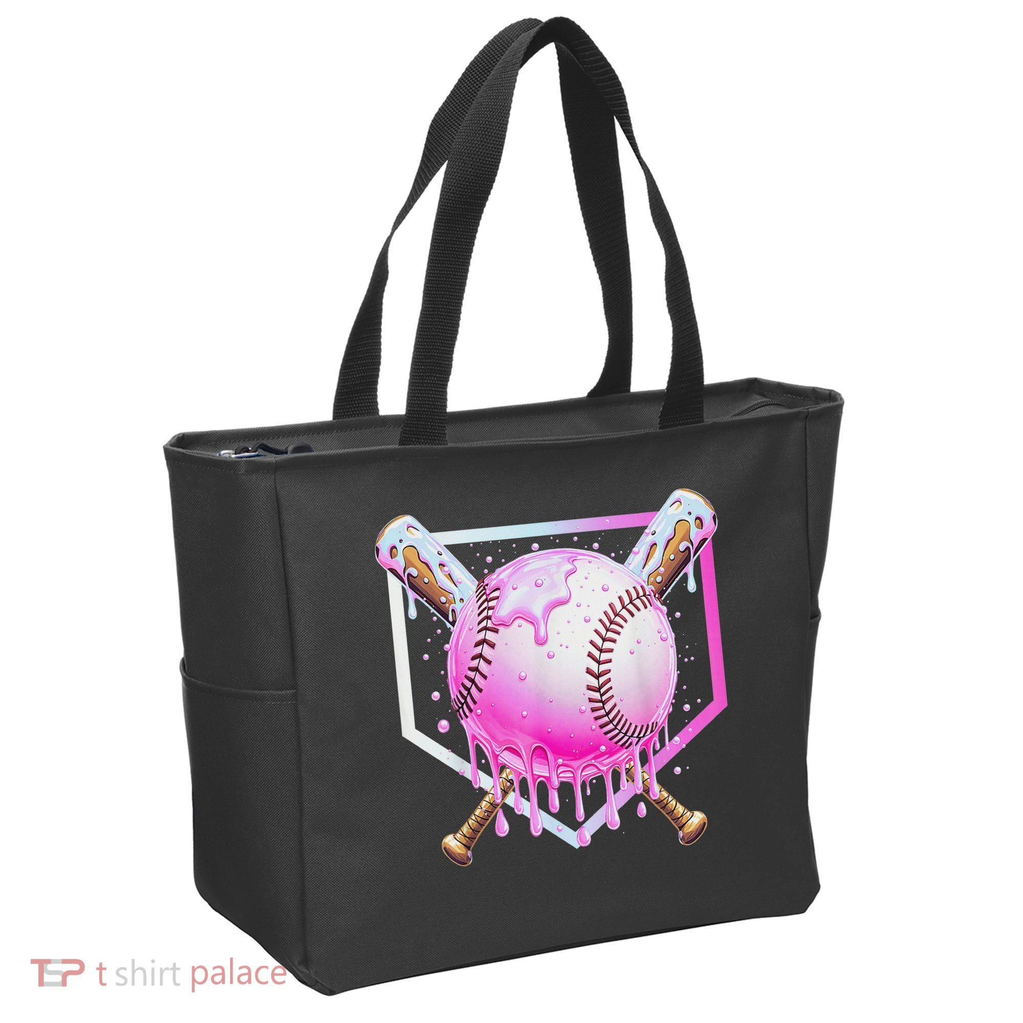Baseball Ice Cream Home Plate Baseball Lover Tote Bag