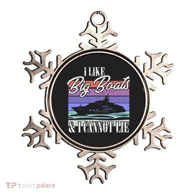 Boating I Cruise Ship I Like Big Boats And I Cannot Lie Gift Ornament