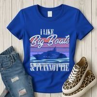 Boating I Cruise Ship I Like Big Boats And I Cannot Lie Gift Women's T-Shirt thumb 3