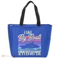 Boating I Cruise Ship I Like Big Boats And I Cannot Lie Gift Tote Bag thumb 0