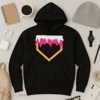 Baseball Ice Cream Dripping Drip Hoodie thumb 3