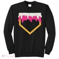 Baseball Ice Cream Dripping Drip Sweatshirt thumb 0