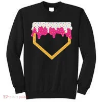 Baseball Ice Cream Dripping Drip Sweatshirt thumb 0
