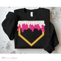 Baseball Ice Cream Dripping Drip Sweatshirt thumb 2