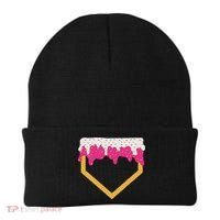 Baseball Ice Cream Dripping Drip Beanie thumb 0