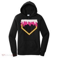 Baseball Ice Cream Dripping Drip Women's Hoodie thumb 0
