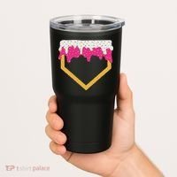 Baseball Ice Cream Dripping Drip Tumbler thumb 2