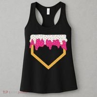Baseball Ice Cream Dripping Drip Women's Tank Top thumb 3