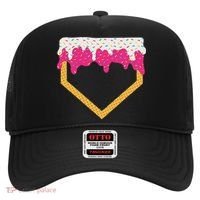 Baseball Ice Cream Dripping Drip Hat thumb 0