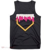 Baseball Ice Cream Dripping Drip Tank Top thumb 0