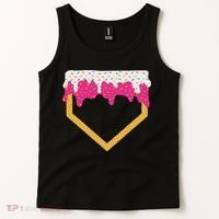 Baseball Ice Cream Dripping Drip Tank Top thumb 2