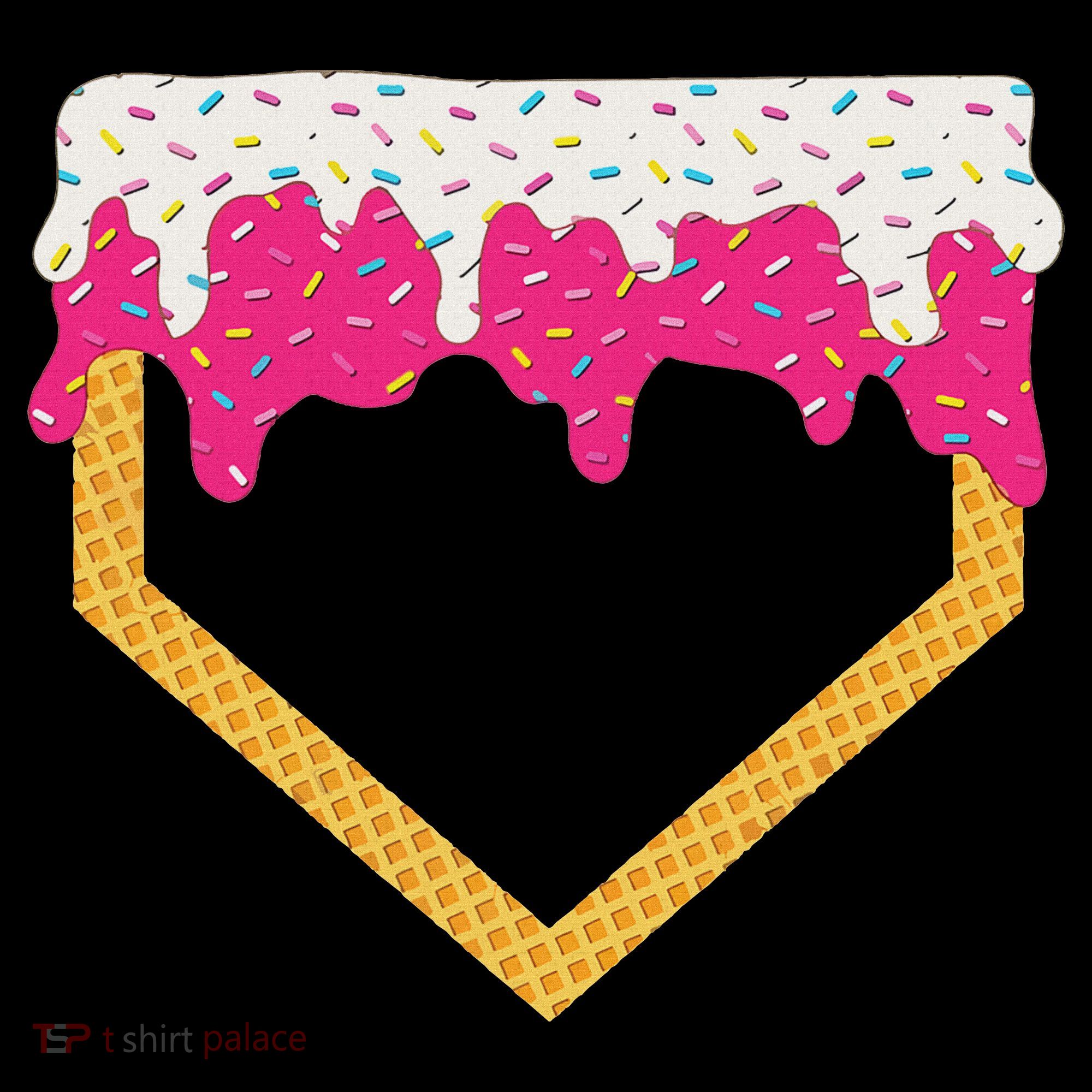 Baseball Ice Cream Dripping Drip Tank Top