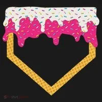 Baseball Ice Cream Dripping Drip Tank Top thumb 6