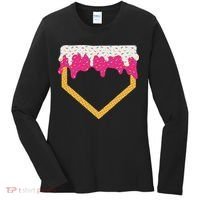 Baseball Ice Cream Dripping Drip Women's Long Sleeve Shirt thumb 0