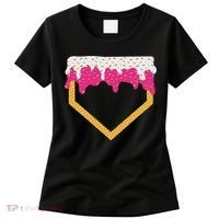 Baseball Ice Cream Dripping Drip Women's T-Shirt thumb 0