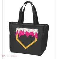 Baseball Ice Cream Dripping Drip Tote Bag thumb 3