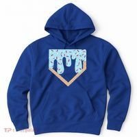 Baseball Ice Cream Dripping Home Plate Drip Hoodie thumb 0