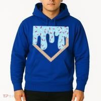 Baseball Ice Cream Dripping Home Plate Drip Hoodie thumb 2