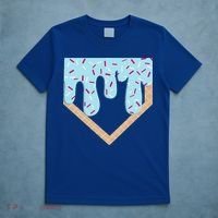 Baseball Ice Cream Dripping Home Plate Drip T-Shirt thumb 5