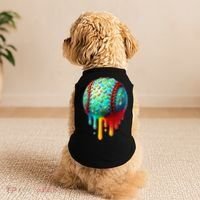 Baseball Ice Cream Dripping Baseball Home Plate Drip Doggie Tank thumb 2