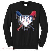 Baseball Ice Cream Drip Driping  Sweatshirt thumb 0
