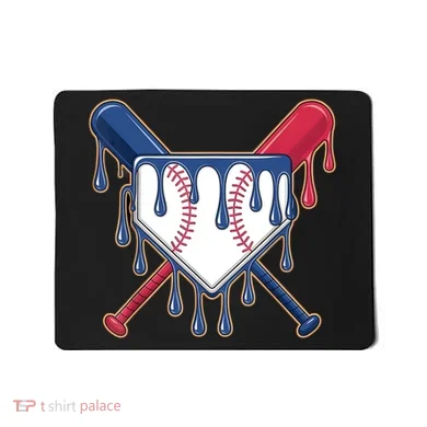Baseball Ice Cream Drip Driping  Mousepad