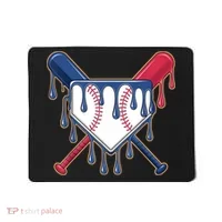 Baseball Ice Cream Drip Driping  Mousepad thumb 0