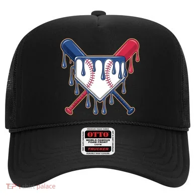 Baseball Ice Cream Drip Driping  Hat