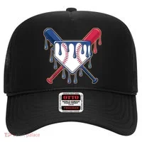 Baseball Ice Cream Drip Driping  Hat thumb 0