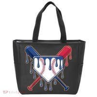 Baseball Ice Cream Drip Driping  Tote Bag thumb 0