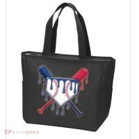 Baseball Ice Cream Drip Driping  Tote Bag thumb 3