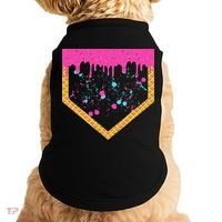 Baseball Ice Cream Dripping Baseball Home Plate Drip Doggie Tank thumb 0