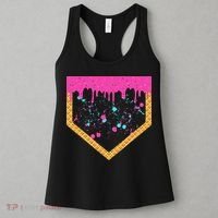 Baseball Ice Cream Dripping Baseball Home Plate Drip Women's Tank Top thumb 3