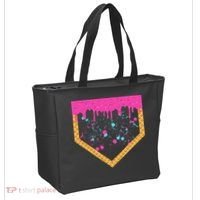 Baseball Ice Cream Dripping Baseball Home Plate Drip Tote Bag thumb 2