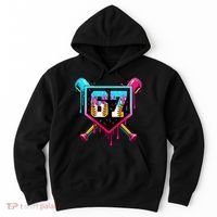 Baseball Ice Cream Drip Number 67 Player Sixty Seven Meme Hoodie thumb 0