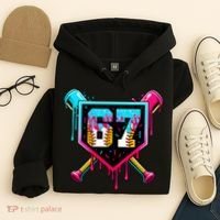 Baseball Ice Cream Drip Number 67 Player Sixty Seven Meme Hoodie thumb 4