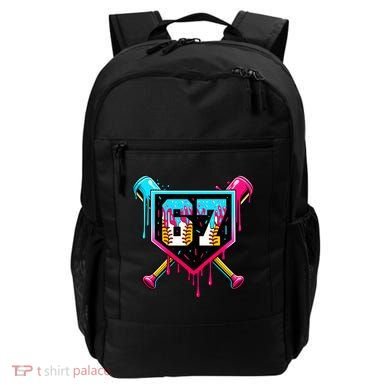 Baseball Ice Cream Drip Number 67 Player Sixty Seven Meme Backpack