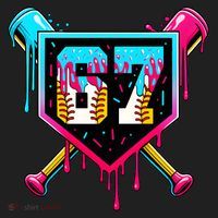 Baseball Ice Cream Drip Number 67 Player Sixty Seven Meme Beanie thumb 2