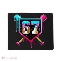 Baseball Ice Cream Drip Number 67 Player Sixty Seven Meme Mousepad thumb 0