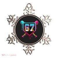 Baseball Ice Cream Drip Number 67 Player Sixty Seven Meme Ornament thumb 0