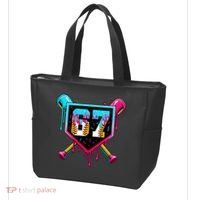 Baseball Ice Cream Drip Number 67 Player Sixty Seven Meme Tote Bag thumb 3