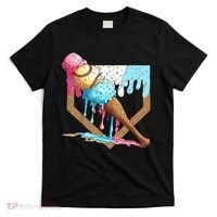 Baseball Ice Cream Dripping Home Plate T-Shirt thumb 0
