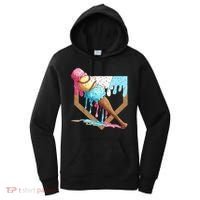 Baseball Ice Cream Dripping Home Plate Women's Hoodie thumb 0