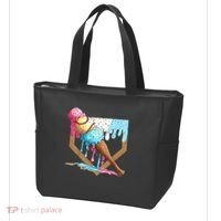 Baseball Ice Cream Dripping Home Plate Tote Bag thumb 3